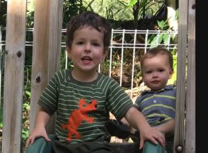 An image of my adorable grandsons, Josiah and Isaiah